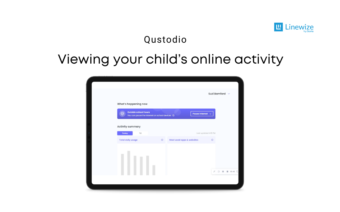 How to view your child's online activity on their school and personal device through the parent app
