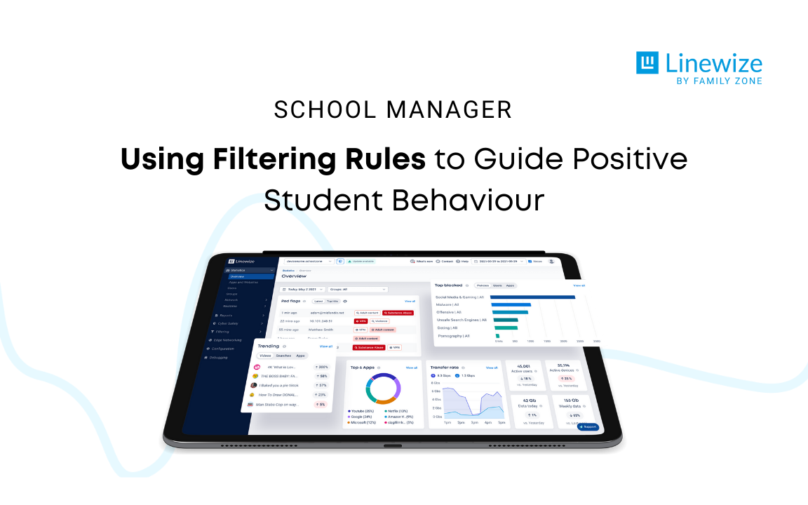 Using Filtering Rules to Guide Positive Student Behaviour